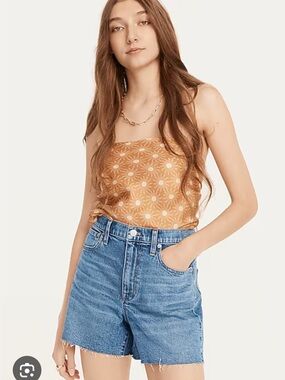 Jcrew Mid-Thigh Denim Shorts